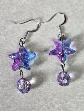 Handmade Mermaid Starfish Earrings